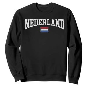 Nederland Sports Throwback Design Sweatshirt Vintage Dutch Holland Flag Soccer Jersey Style