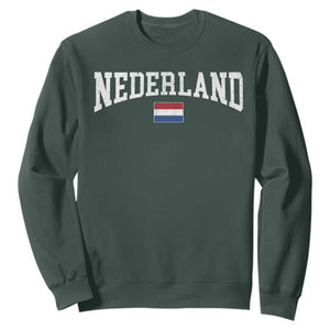 Nederland Sports Throwback Design Sweatshirt Vintage Dutch Holland Flag Soccer Jersey Style