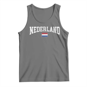 Nederland Sports Throwback Design Tank Top Vintage Dutch Holland Flag Soccer Jersey Style