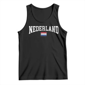 Nederland Sports Throwback Design Tank Top Vintage Dutch Holland Flag Soccer Jersey Style