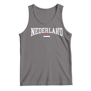 Nederland Sports Throwback Design Tank Top Vintage Dutch Holland Flag Soccer Jersey Style