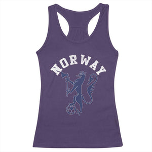 Norway Norwegian Lion Athletic Sports Jersey Style Racerback Tank Top
