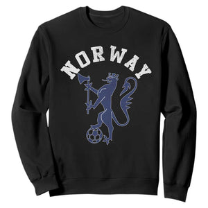 Norway Norwegian Lion Athletic Sports Jersey Style Sweatshirt