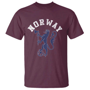 Norway Norwegian Lion Athletic Sports Jersey Style T Shirt
