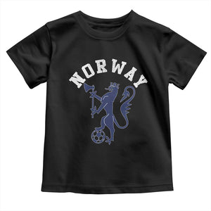 Norway Norwegian Lion Athletic Sports Jersey Style Toddler T Shirt