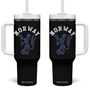 Norway Norwegian Lion Athletic Sports Jersey Style Tumbler With Handle