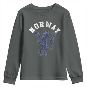Norway Norwegian Lion Athletic Sports Jersey Style Youth Sweatshirt