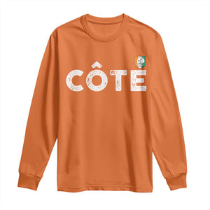 Côte D Ivoire Long Sleeve Shirt Ivory Coast Crest Football Family Matching