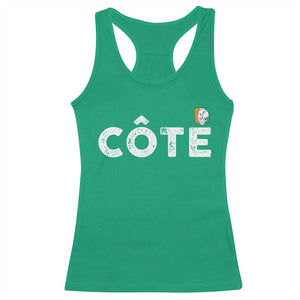Côte D Ivoire Racerback Tank Top Ivory Coast Crest Football Family Matching