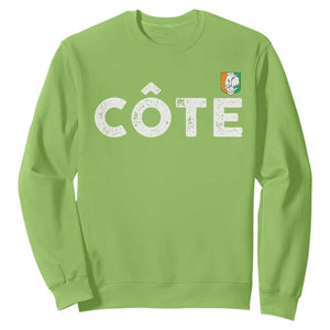 Côte D Ivoire Sweatshirt Ivory Coast Crest Football Family Matching