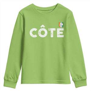 Côte D Ivoire Youth Sweatshirt Ivory Coast Crest Football Family Matching