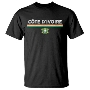 Côte D'ivoire Elephant Sporty Ivory Coast Flag T Shirt