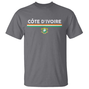 Côte D'ivoire Elephant Sporty Ivory Coast Flag T Shirt
