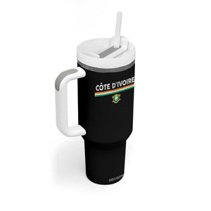 Côte D'ivoire Elephant Sporty Ivory Coast Flag Tumbler With Handle TS11 Print Your Wear