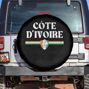 Côte D Ivoire Spare Tire Cover Flag of Ivory Coast Elephant Crest Football