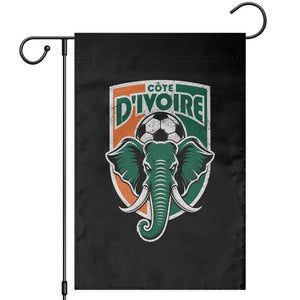Côte D'ivoire Classic Ivory Coast Elephant Football Garden Flag Ivorians Pride TS11 Black Print Your Wear