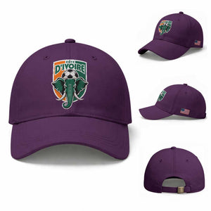 Côte D'ivoire Classic Ivory Coast Elephant Football Baseball Cap Ivorians Pride
