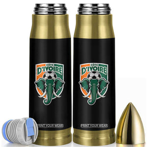 Côte D'ivoire Classic Ivory Coast Elephant Football Bullet Tumbler Ivorians Pride TS11 Black Print Your Wear