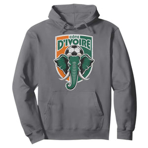 Côte D'ivoire Classic Ivory Coast Elephant Football Hoodie Ivorians Pride