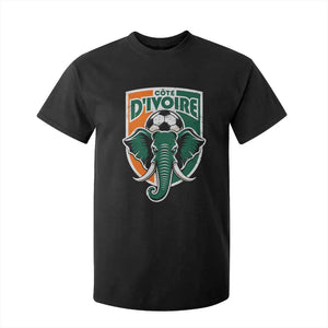 Côte D'ivoire Classic Ivory Coast Elephant Football T Shirt For Kid Ivorians Pride