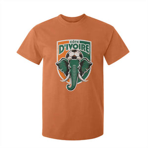 Côte D'ivoire Classic Ivory Coast Elephant Football T Shirt For Kid Ivorians Pride