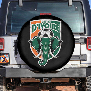 Côte D'ivoire Classic Ivory Coast Elephant Football Spare Tire Cover Ivorians Pride TS11 No hole Black Print Your Wear