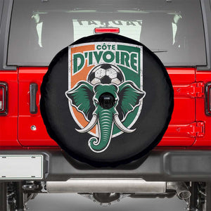 Côte D'ivoire Classic Ivory Coast Elephant Football Spare Tire Cover Ivorians Pride TS11 Black Print Your Wear