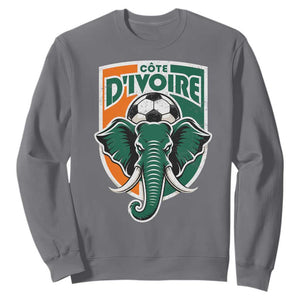 Côte D'ivoire Classic Ivory Coast Elephant Football Sweatshirt Ivorians Pride