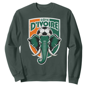 Côte D'ivoire Classic Ivory Coast Elephant Football Sweatshirt Ivorians Pride