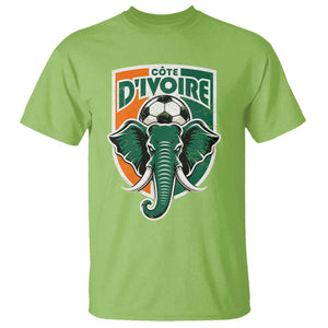 Côte D'ivoire Classic Ivory Coast Elephant Football T Shirt Ivorians Pride