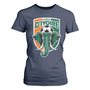 Côte D'ivoire Classic Ivory Coast Elephant Football T Shirt For Women Ivorians Pride