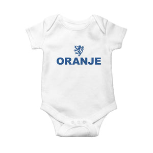 Oranje Holland Emblem Lion Nederland Dutch Heritage Baby Onesie