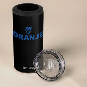 Oranje Holland Emblem Lion Nederland Dutch Heritage 4 in 1 Can Cooler Tumbler