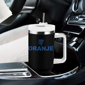 Oranje Holland Emblem Lion Nederland Dutch Heritage Tumbler With Handle