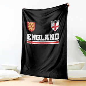 England Three Lions Symbol Red Cross Athletic Jersey Style Throw Blanket TS11 Print Your Wear
