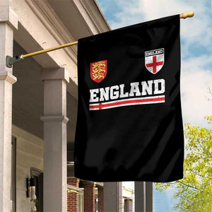 England Three Lions Symbol Red Cross Athletic Jersey Style Garden Flag TS11 Print Your Wear