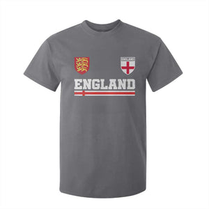 England Three Lions Symbol Red Cross Athletic Jersey Style T Shirt For Kid