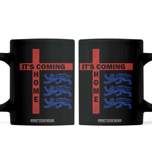 It Is Coming Home England Football Coffee Mug St George Cross Three Lions