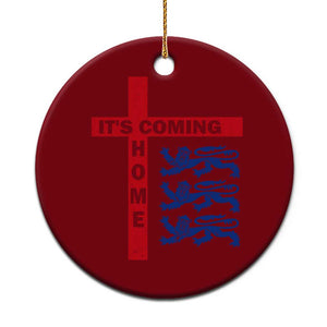 It Is Coming Home England Football Ceramic Ornament St George Cross Three Lions