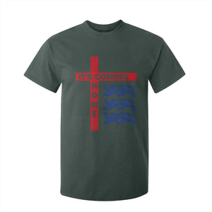 It Is Coming Home England Football T Shirt For Kid St George Cross Three Lions