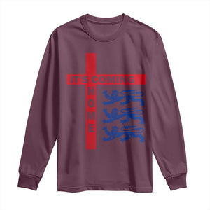 It Is Coming Home England Football Long Sleeve Shirt St George Cross Three Lions