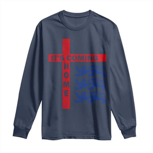 It Is Coming Home England Football Long Sleeve Shirt St George Cross Three Lions