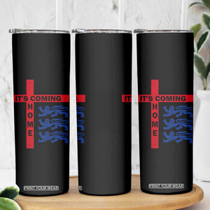 It Is Coming Home England Football Skinny Tumbler St George Cross Three Lions