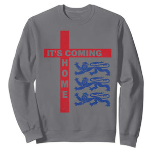 It Is Coming Home England Football Sweatshirt St George Cross Three Lions