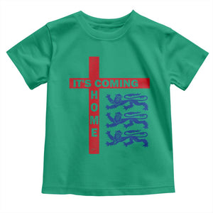 It Is Coming Home England Football Toddler T Shirt St George Cross Three Lions