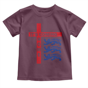 It Is Coming Home England Football Toddler T Shirt St George Cross Three Lions
