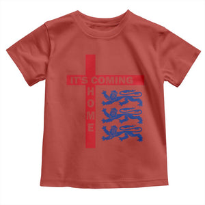 It Is Coming Home England Football Toddler T Shirt St George Cross Three Lions