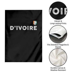 Côte D Ivoire Garden Flag Ivory Coast Crest Football Elephant Family Matching