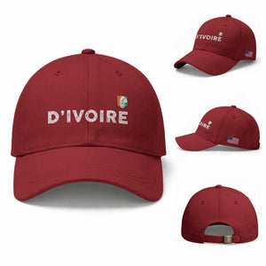 Côte D Ivoire Baseball Cap Ivory Coast Crest Football Elephant Family Matching