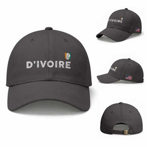 Côte D Ivoire Baseball Cap Ivory Coast Crest Football Elephant Family Matching